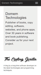 Mobile Screenshot of domemtech.com